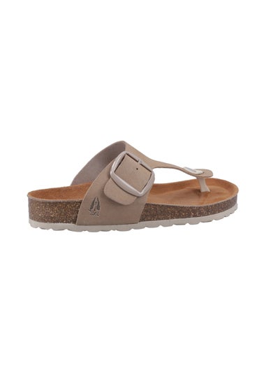Hush Puppies Taupe Billie Toepost Sandal