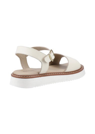 Hush Puppies Cream Cassie Sandal