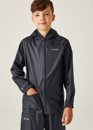 Regatta Navy Kids Stormbreak Waterproof Hydrofort Jacket (3-16 Years)