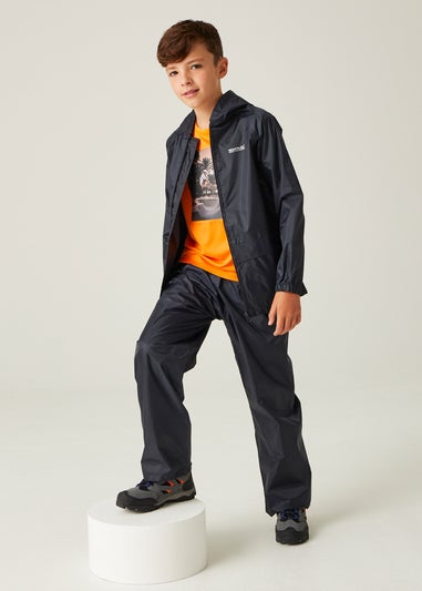 Regatta Navy Kids Stormbreak Waterproof Hydrofort Jacket (3-16 Years)