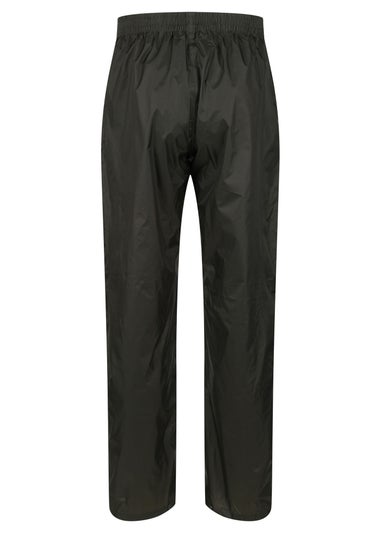 Regatta Black Pack It Waterproof Breathable Isolite Overtrousers