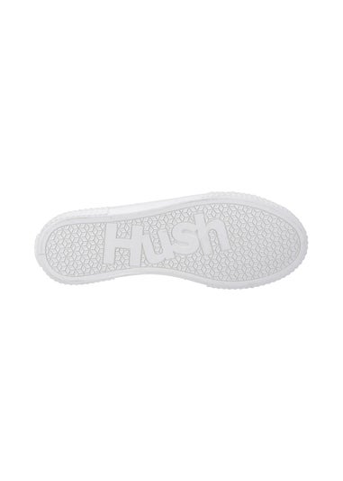 Hush Puppies White Freya Canvas Trainer