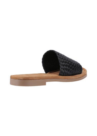 Hush Puppies Black Hetty Slide Sandal