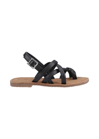 Hush Puppies Black Hope Sandal