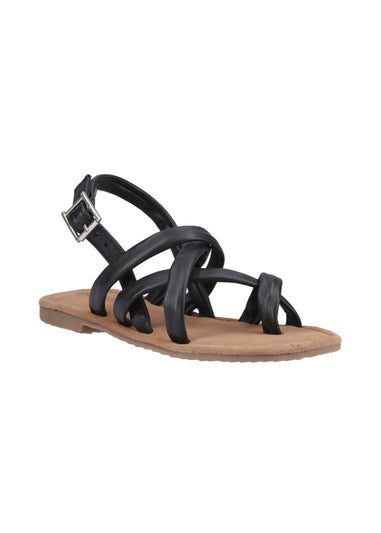 Hush Puppies Black Hope Sandal