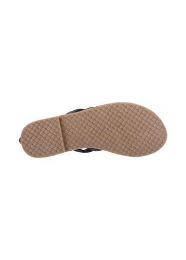 Hush Puppies Black Hope Sandal