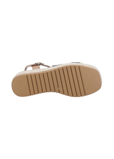 Hush Puppies Navy Jemma Espadrille Sandal