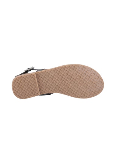 Hush Puppies Black Hadley Sandal