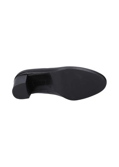 Hush Puppies Black Ivana Court Shoe