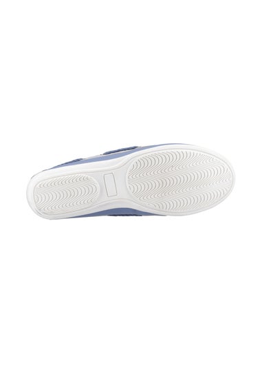 Hush Puppies Blue Irene Boat Shoe