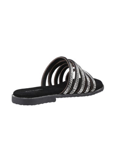 Hush Puppies Black Paris Slide Sandal