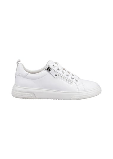 Hush Puppies White Martha Trainer