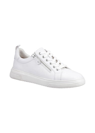 Hush Puppies White Martha Trainer