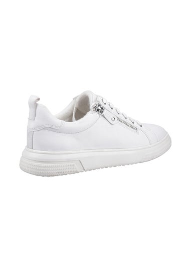 Hush Puppies White Martha Trainer