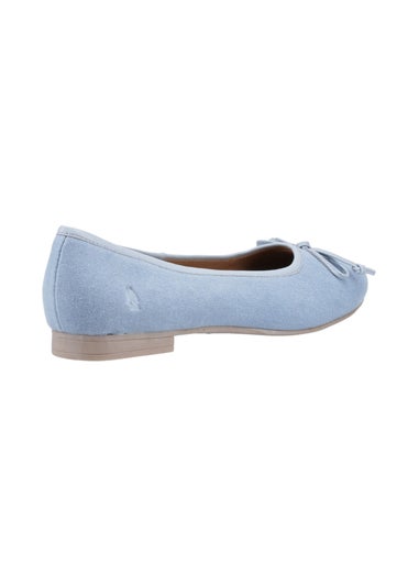 Hush Puppies Light Blue Naomi Textile Ballet
