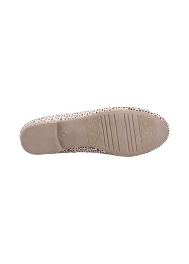 Hush Puppies Off White Naomi Suede Ballet