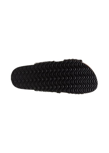 Rocket Dog Black Aruba Raffia Sandal