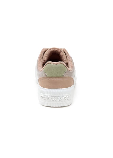 Rocket Dog Taupe Cheery Blocked Trainer