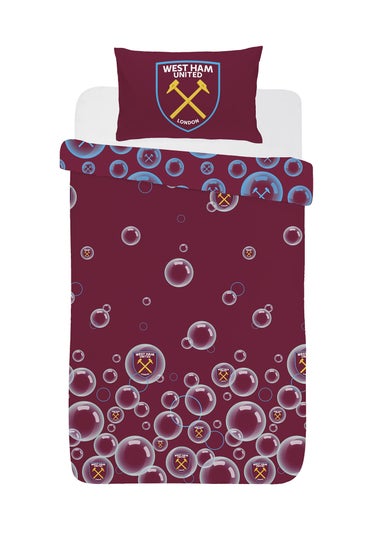 West Ham United FC Maroon Duvet Set