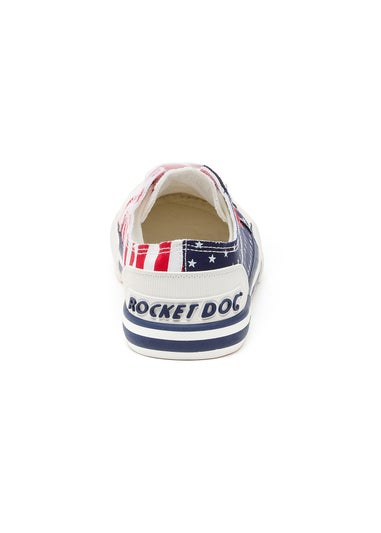 Rocket Dog Red Jazzin Spangle Trainer