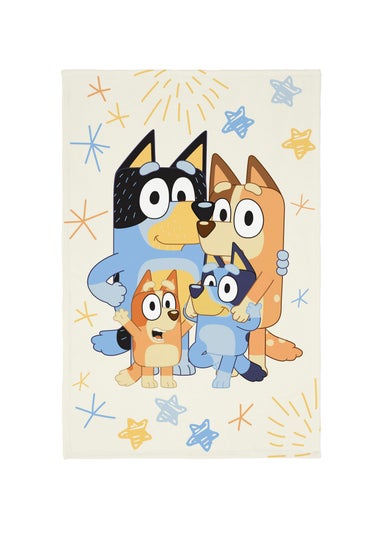 Bluey Cream Sherpa Blanket