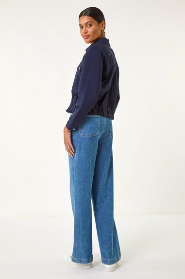 Roman Navy Utility Collared Pocket Jacket