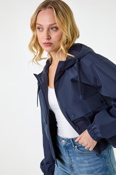 Dusk Navy Dusk Hooded Raincoat