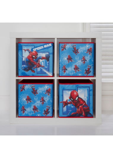 Disney Spider-Man Blue Storage Cubes