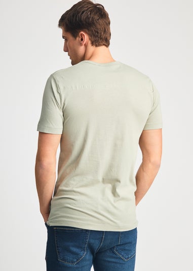 French Connection Blue Cotton Crew Neck T-Shirts 3 Pack