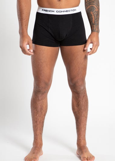 French Connection White 5 Pack Cotton Stretch Boxers