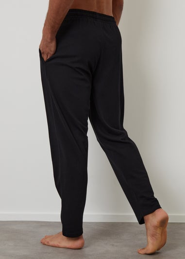 Threadbare Black 2-Pack Popcorn Textured Cotton Lounge Pants