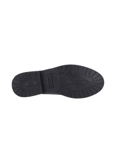 Hush Puppies Black Patent Verity Monk Shoe