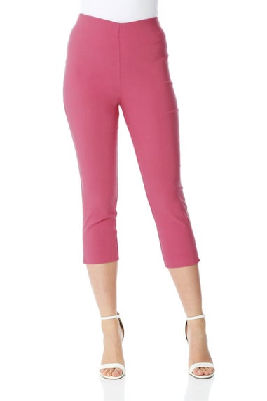 Roman Pink Cropped Stretch Trouser