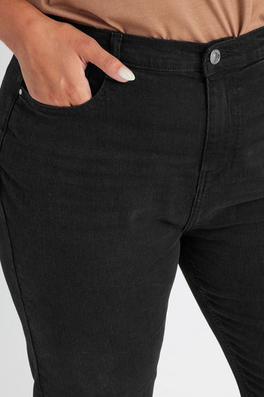Yours Curve Black Mom Jeans