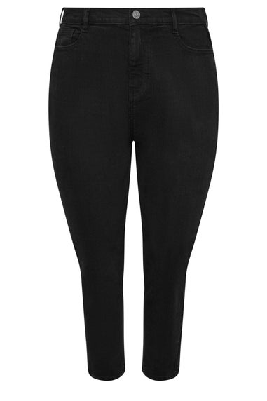 Yours Curve Black Mom Jeans