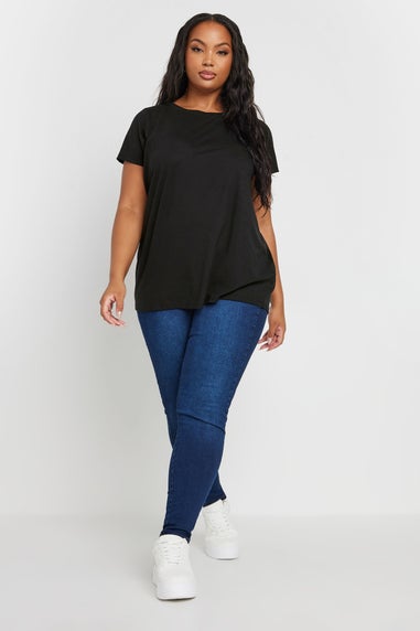 Yours 2 Pack Curve Black Core T Shirts