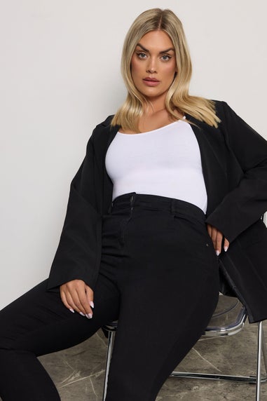 Yours For Good Curve Black Skinny Stretch Ava Jeans