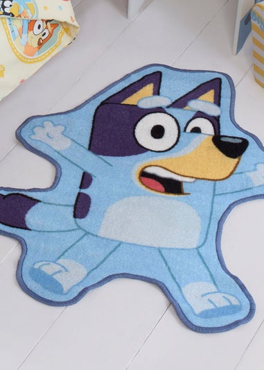 Bluey Shaped Blue Rug
