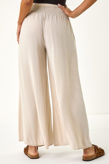 Roman Stone Relaxed Wide Leg Trouser