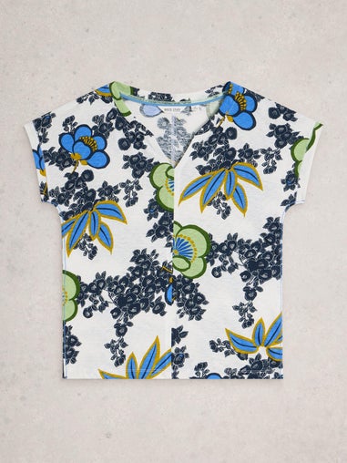 T-Shirt Nelly mit Keilausschnitt