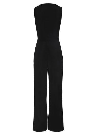 Quiz Black Buckle Detail Jumpsuit