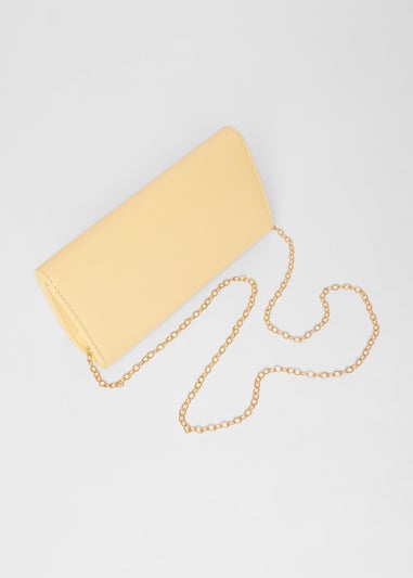 Quiz Yellow Long Clutch Bag