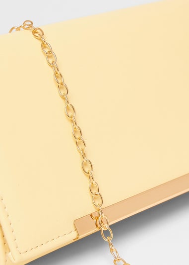 Quiz Yellow Long Clutch Bag