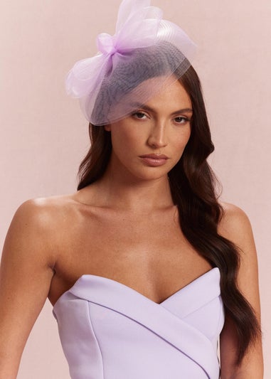 Quiz Lilac Large Bow Headband Fascinator