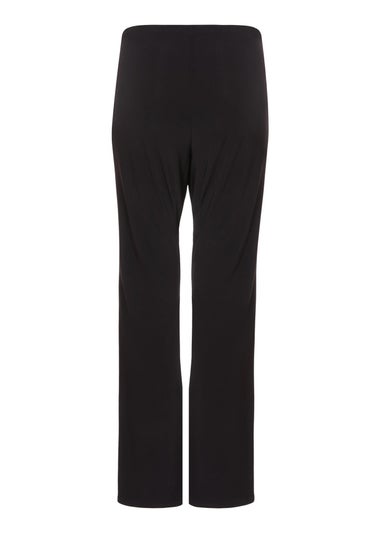 Quiz Black Buckle Detail Trousers