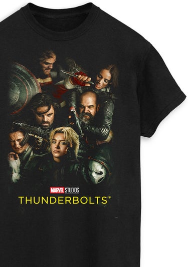 Marvel Thunderbolts* Poster Black Graphic T-Shirt