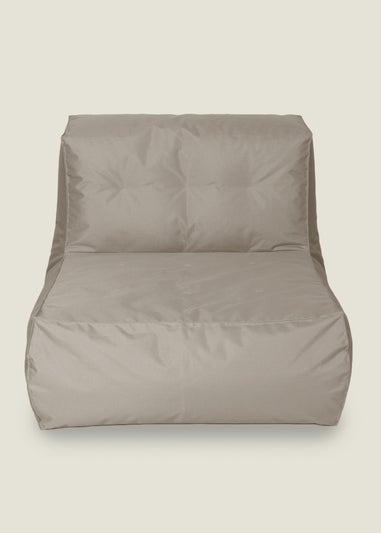 Kaikoo Taupe Indoor-Outdoor Lounger With Stool