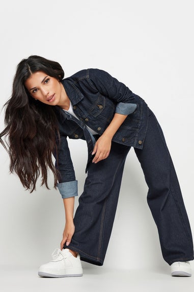 PixieGirl Petite Indigo Blue Denim Jacket