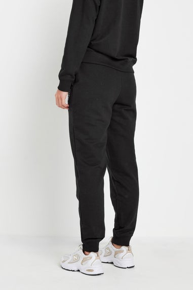 Pixiegirl Petite Black Jersey 'Paris' Slogan Cuffed Joggers