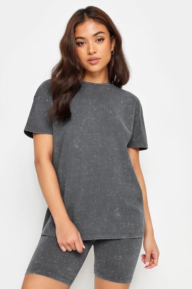 Pixiegirl Grey Acid Wash T-Shirt